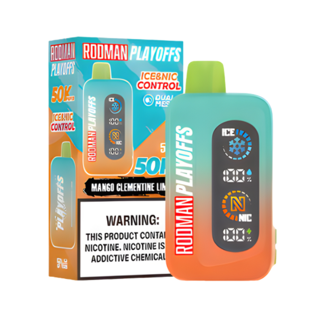 Mango Clementine Lime RODMAN Playoffs 50K Puffs Disposable Vape