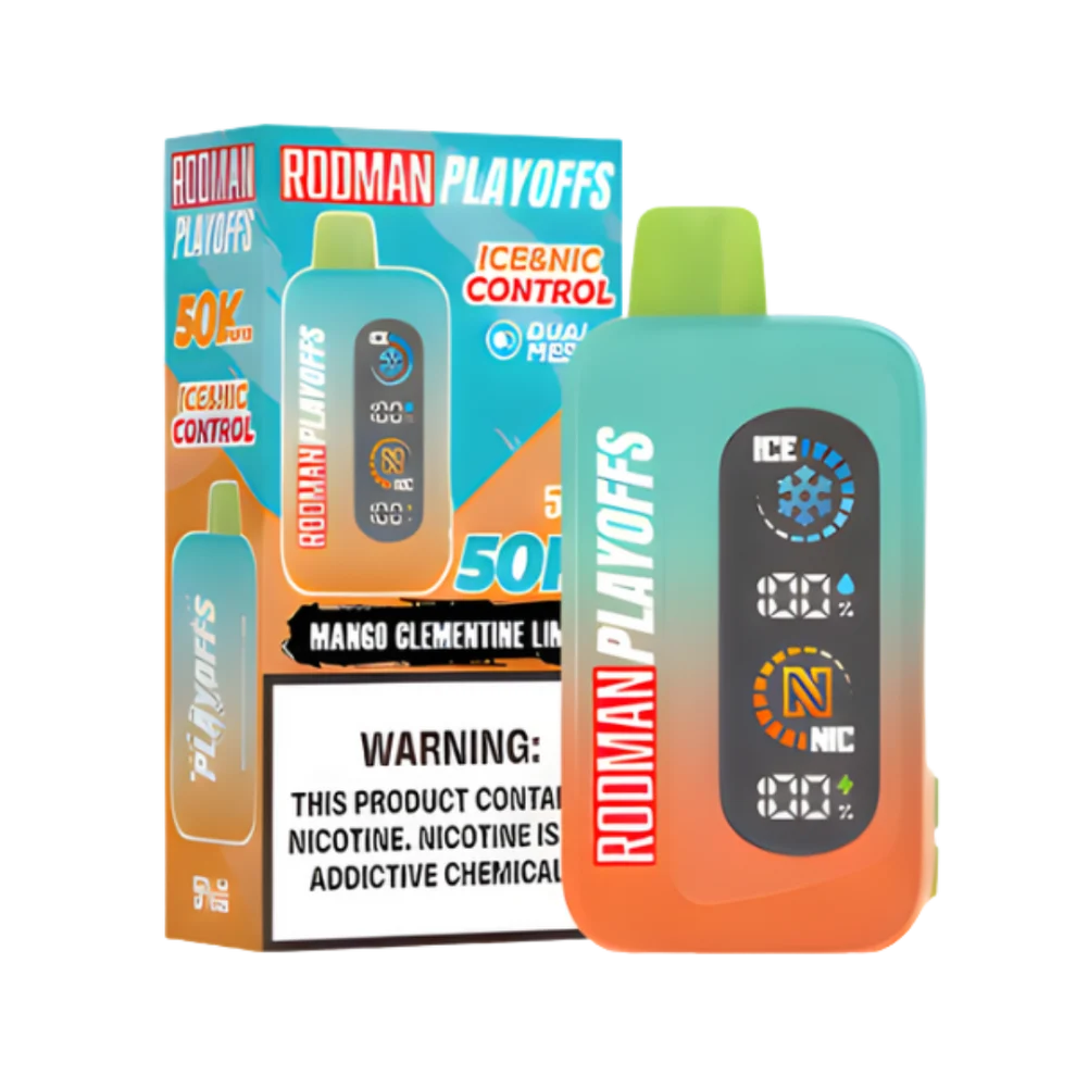 Mango Clementine Lime RODMAN Playoffs 50K Puffs Disposable Vape
