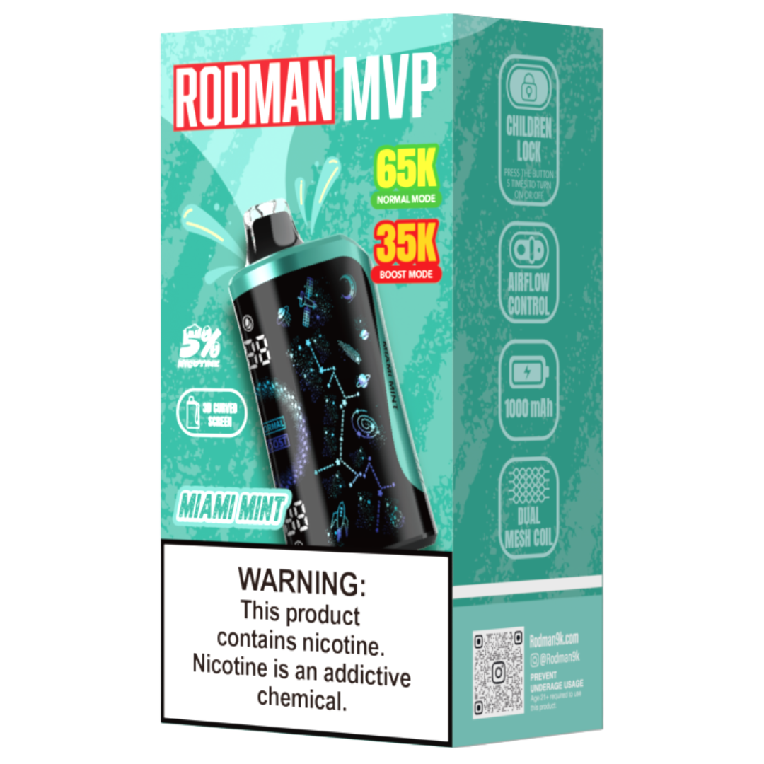 Miami Mint RODMAN MVP 65K Puffs Disposable Vape