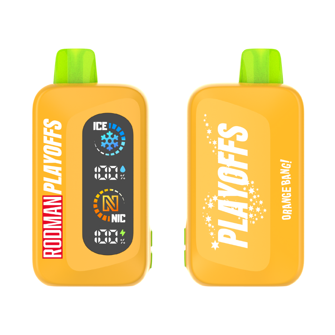 baseline disposable vape Orange Bang! RODMAN Playoffs 50K Puffs Disposable Vape