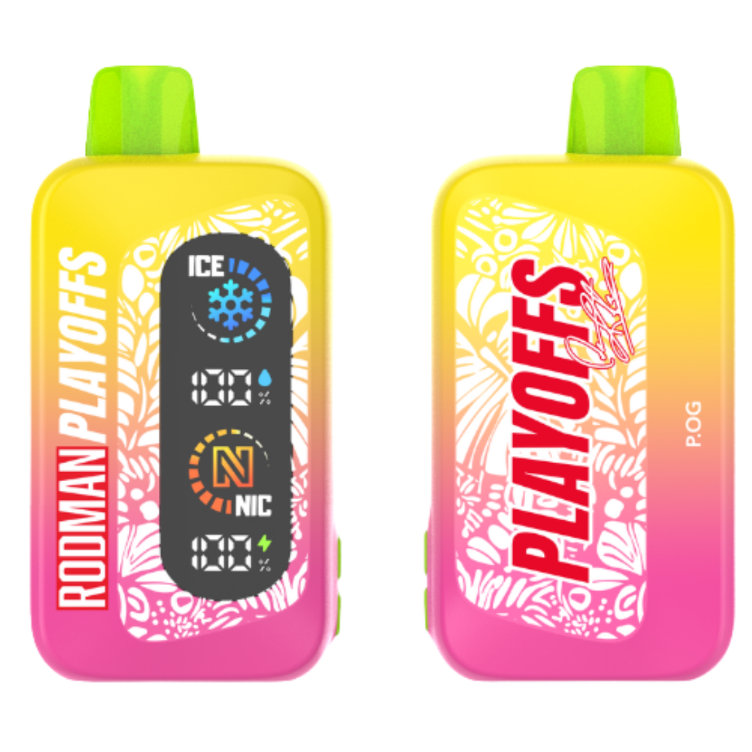 POG RODMAN Playoffs 50K Puffs Disposable Vape | Passion Fruit Orange - $19.95 POG RODMAN Playoffs 50K Puffs Disposable Vape | Passion Fruit Orange - $19.95