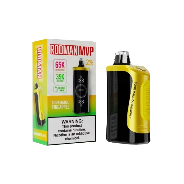 Sour Mango Pineapple RODMAN MVP 2% Disposable Vape