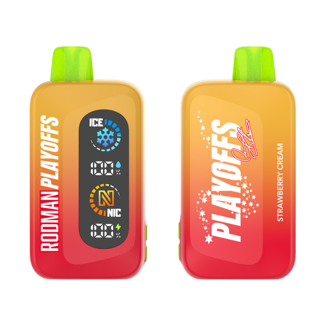 Strawberry Cream RODMAN Playoffs 50K Puffs Disposable Vape - $19.95 Strawberry Cream RODMAN Playoffs 50K Puffs Disposable Vape - $19.95