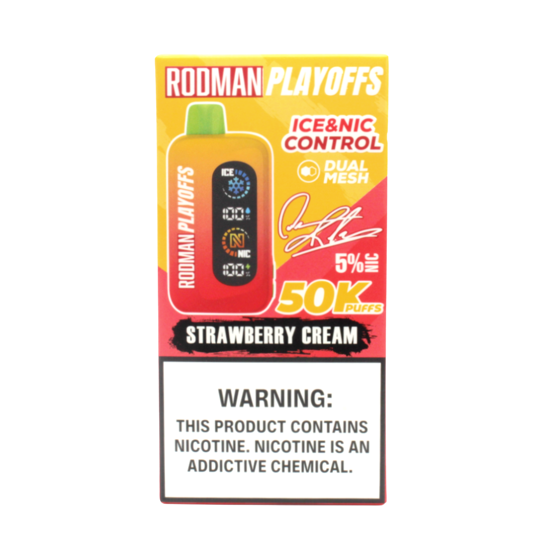 Strawberry Cream RODMAN Playoffs 50K Puffs Disposable Vape