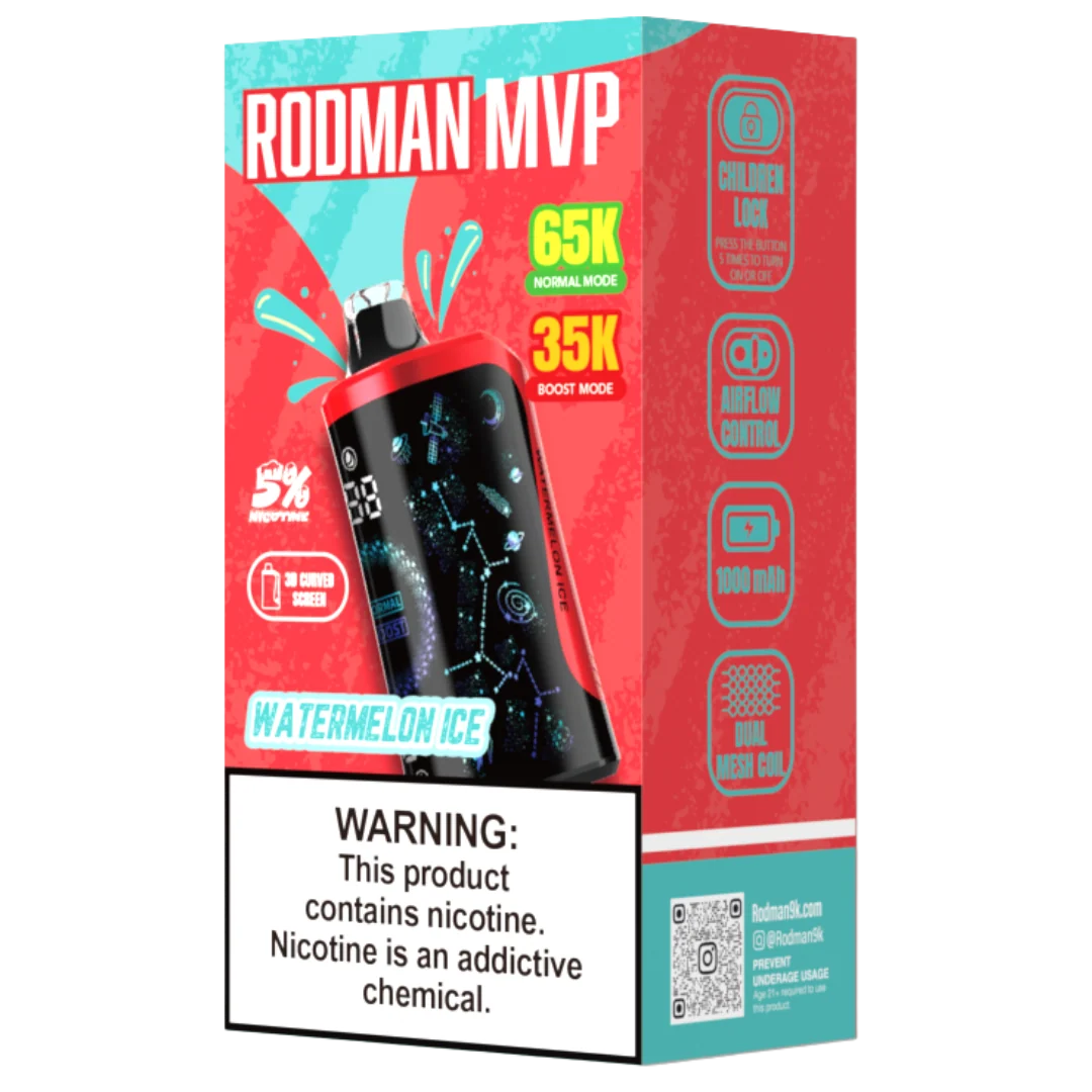 Watermelon Ice RODMAN MVP 65K Puffs Disposable Vape