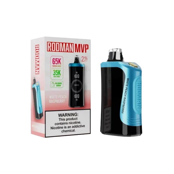 White Peach Raspberry RODMAN MVP 2% Disposable Vape