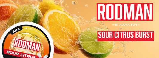 Rodman Sour Citrus Burst Nicotine Pouches: A Bright, Sour Citrus Flavor