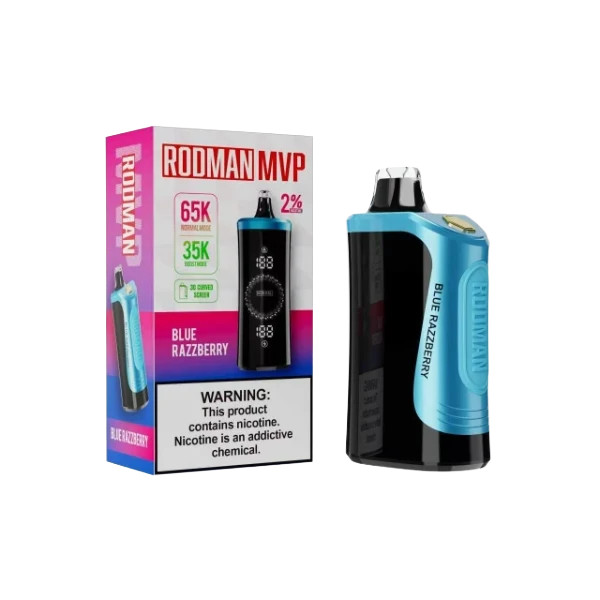 Blue Razzberry RODMAN MVP 2% Disposable Vape