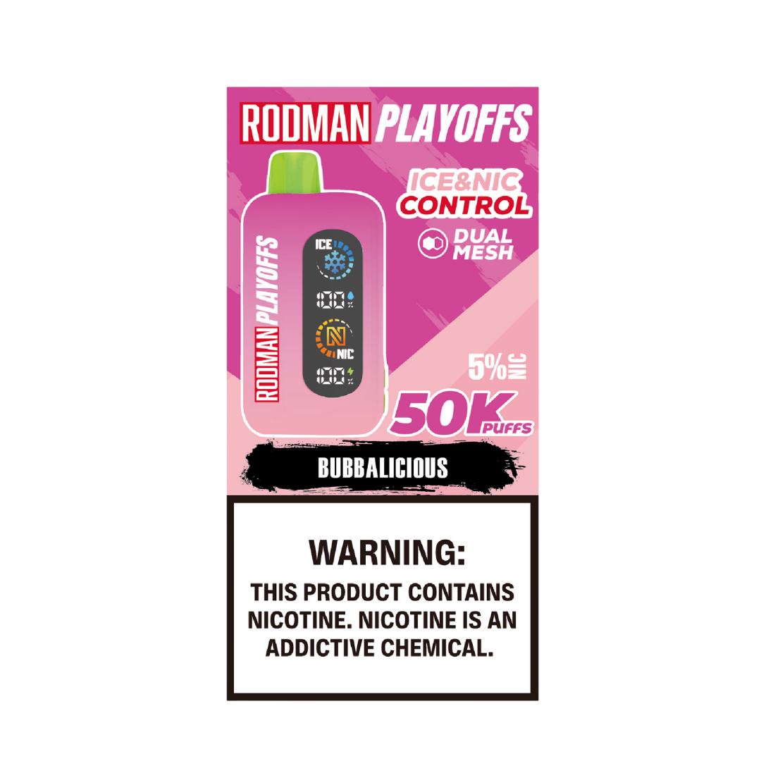 Bubbalicious RODMAN Playoffs 50K Puffs Disposable Vape