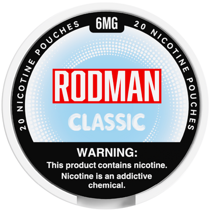 Classic Rodman Dry+ Nic Pouches