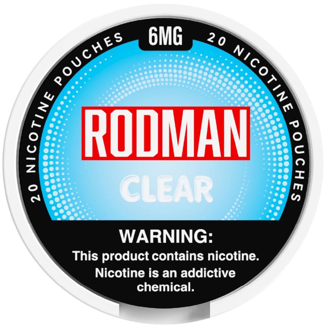 Clear Rodman Dry+ Nic Pouches