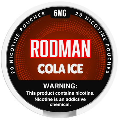 Cola Ice Rodman Dry+ Nic Pouches