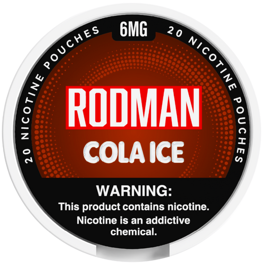 Cola Ice Rodman Dry+ Nic Pouches