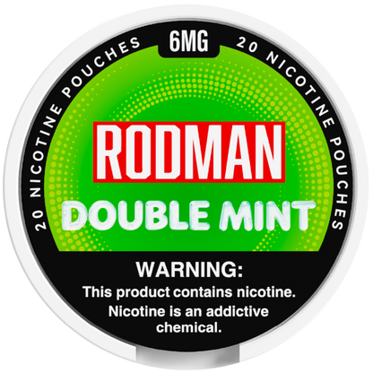 Double Mint Rodman Dry+ Nic Pouches