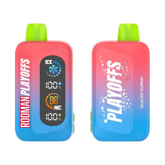 Glacier Gummy RODMAN Playoffs Zero Nicotine Disposable Vape