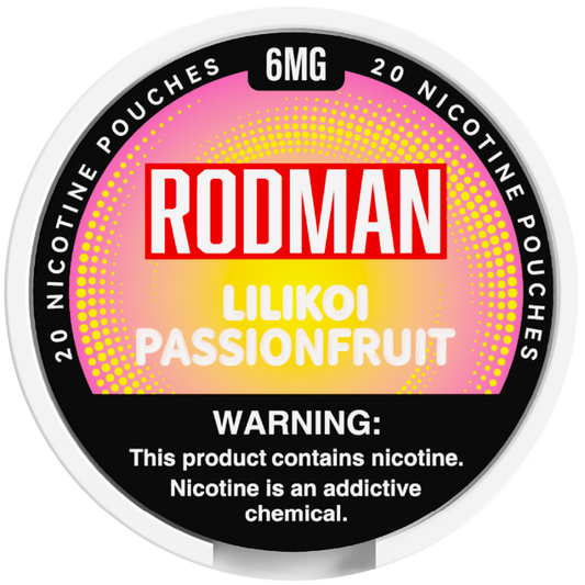 Lilikoi Passion Rodman Dry+ Nic Pouches