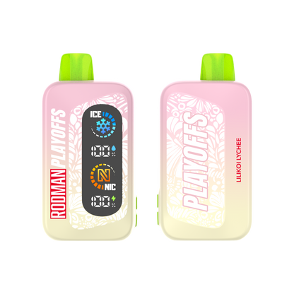 Lilikoi Lychee RODMAN Playoffs 50K Puffs Disposable Vape Design
