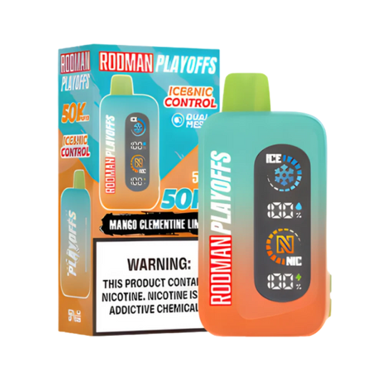 Mango Clementine Lime RODMAN Playoffs 50K Puffs Disposable Vape