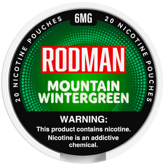 Mountain Wintergreen Rodman Dry+ Nic Pouches