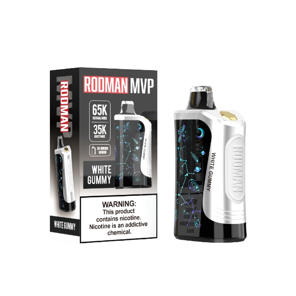 RODMAN MVP 65K Texas Compliant White Gummy