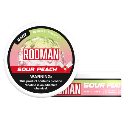 Sour Peach Burst Nicotine Pouches