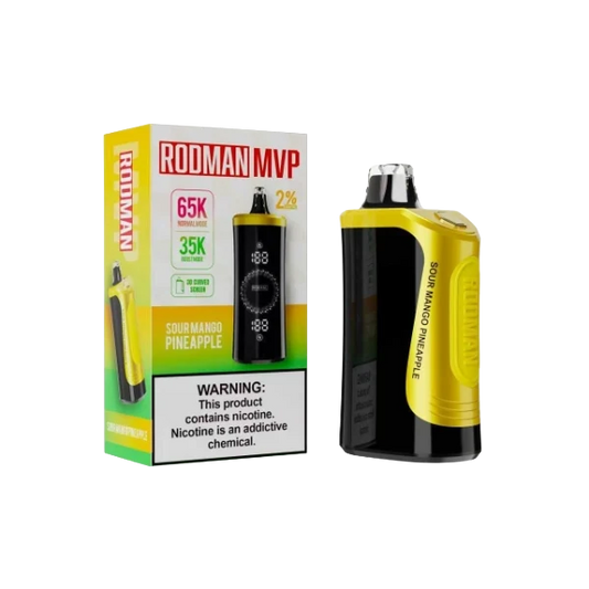Sour Mango Pineapple RODMAN MVP 2% Disposable Vape