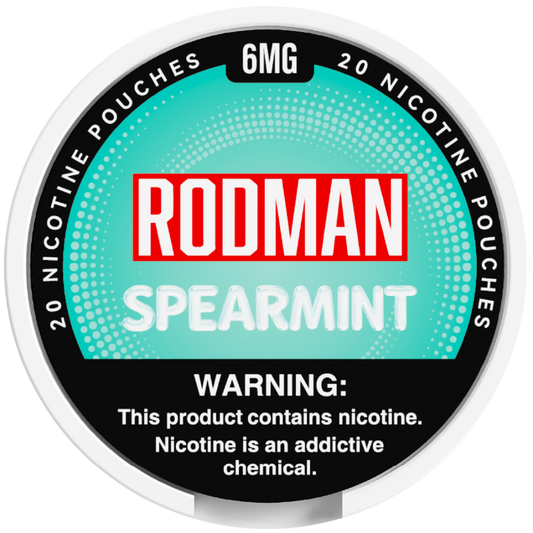 Spearmint Rodman Dry+ Nic Pouches