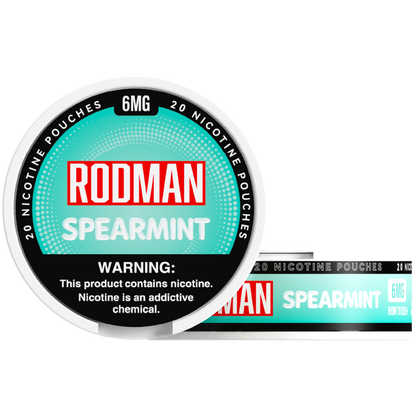 Spearmint Rodman Dry+ Nicotine Pouches