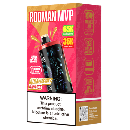 Strawberry Kiwi Ice RODMAN MVP 65K Puffs Disposable Vape