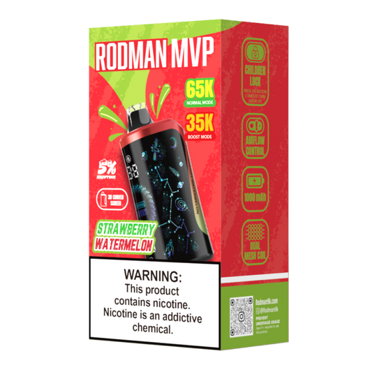 Strawberry Watermelon RODMAN MVP 65K Puffs Disposable Vape