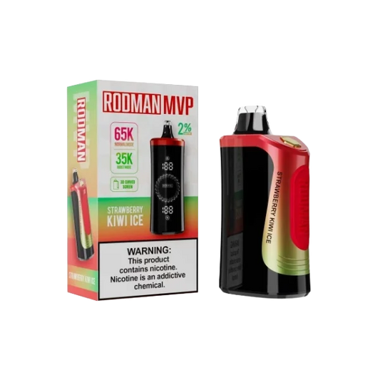 Strawberry Kiwi Ice RODMAN MVP 2% Disposable Vape