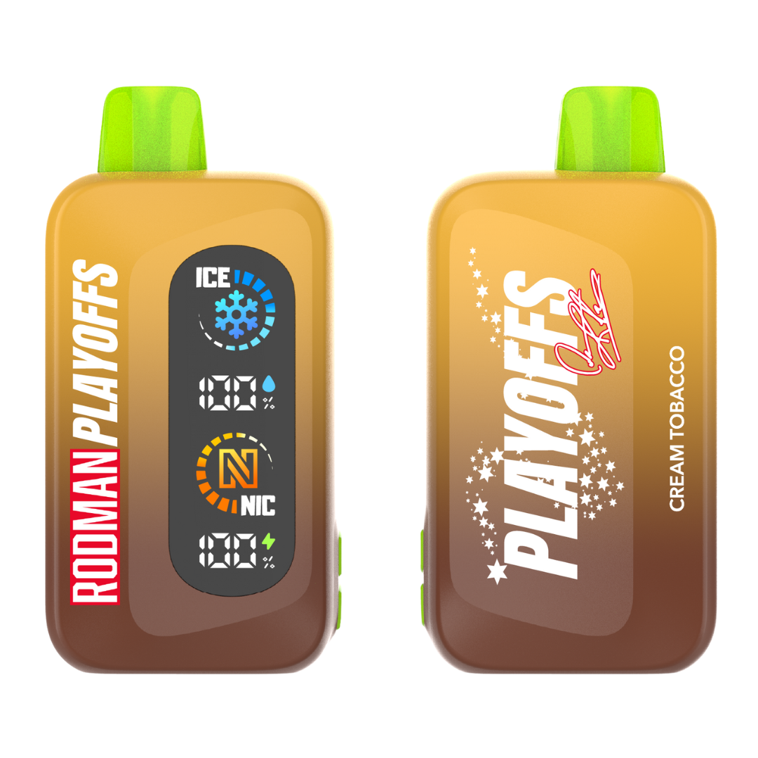 Cream Tobacco RODMAN Playoffs 50K Puffs Disposable Vape