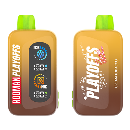 Cream Tobacco RODMAN Playoffs 50K Puffs Disposable Vape