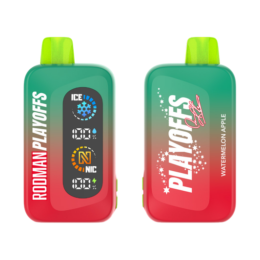 Watermelon Apple RODMAN Playoffs Zero Nicotine Disposable Vape